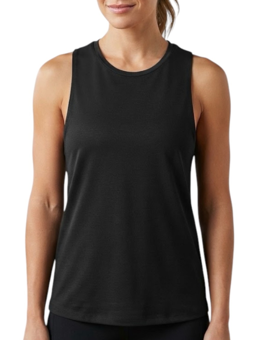 ADIDAS ClimaCool Racerback Tank With Scoop Neck Black Gorpcore Small